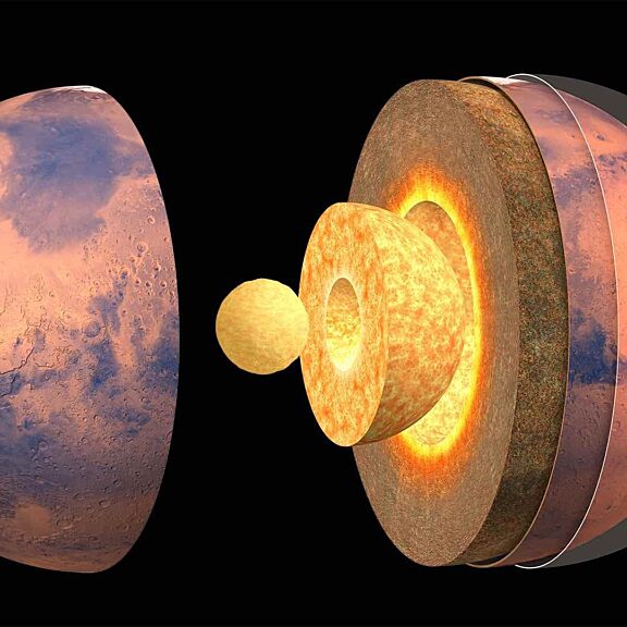 Mars structure internal